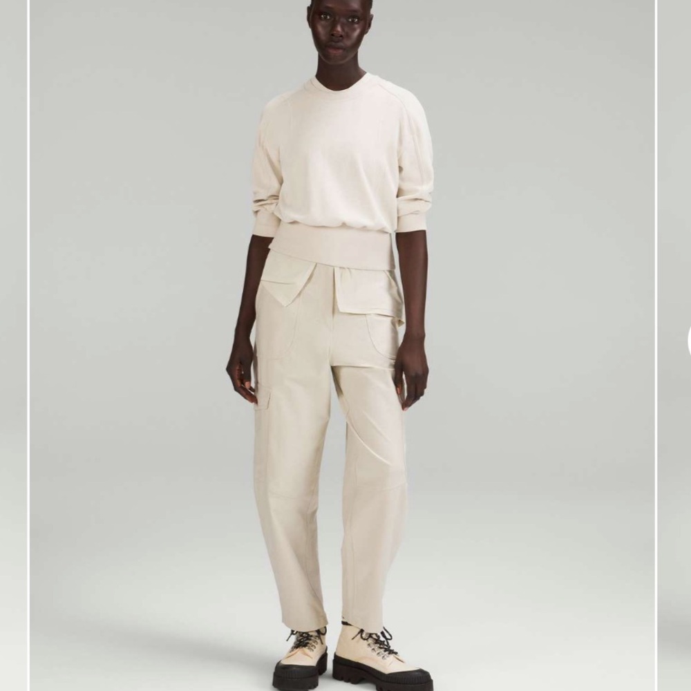 lululemon athletica Cream Track Pants